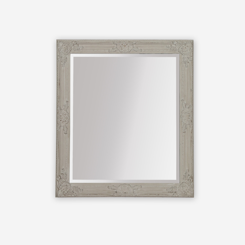 wood rectangle mirror